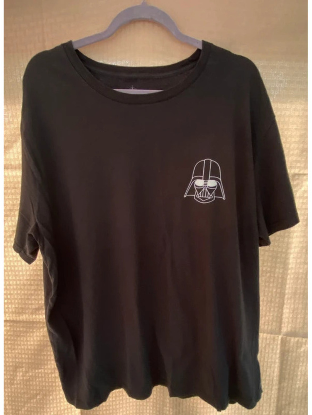 Star Wars Black Mens T- Shirt With Saying on Back